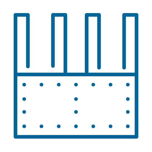 KuM Trockenbau Innenausbau Icon blau
